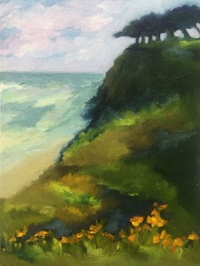 The Bluffs 9 x 12 Oil