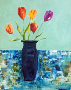 Tulips 16 x 20 Acrylic